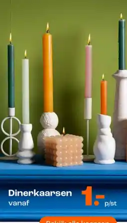 Kwantum Dinerkaarsen aanbieding
