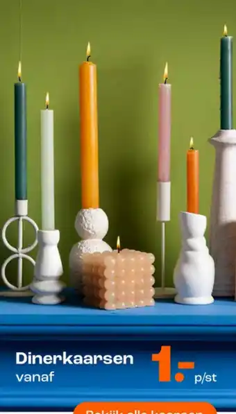 Kwantum Dinerkaarsen aanbieding