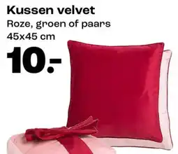 Kwantum Kussen Velvet aanbieding