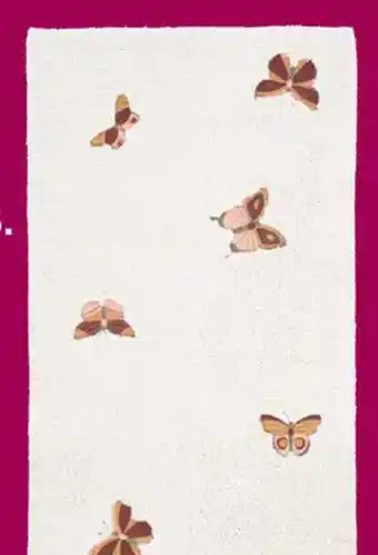 Kwantum Vloerkleden Vlinder Beige aanbieding