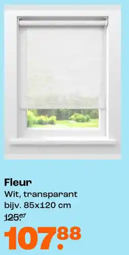 Kwantum Rolgordijnstoffen Fleur aanbieding