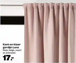 Kwantum Kant-en-klaar Gordijn Luna aanbieding
