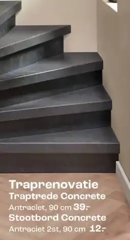 Kwantum Traprenovatie Traptrede Concrete aanbieding