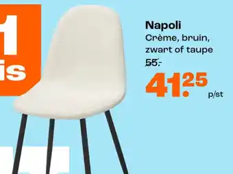 Kwantum Stoelen Napoli aanbieding
