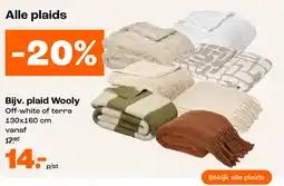 Kwantum Plaid Wooly aanbieding