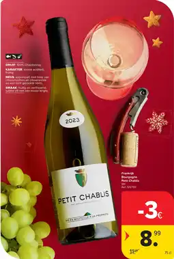 Carrefour Market Frankrijk Bourgogne Petit Chablis aanbieding