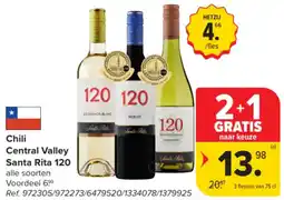 Carrefour Market Chili Central Valley Santa Rita 120 aanbieding