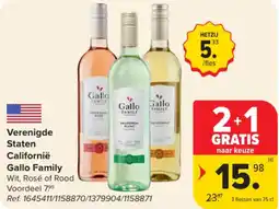 Carrefour Market Verenigde Staten Californië Gallo Family aanbieding
