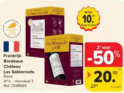 Carrefour Market Frankrijk Bordeaux Château Les Sablonnets aanbieding