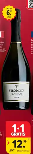 Carrefour Market Italië Prosecco Velodoro aanbieding