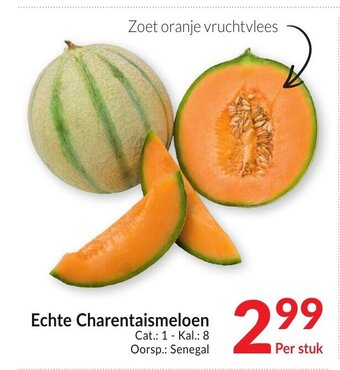 Intermarché Echte Charentaismeloen aanbieding