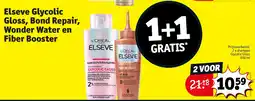 Kruidvat Elseve Glycolic Gloss, Bond Repair, Wonder Water en Fiber Booster aanbieding