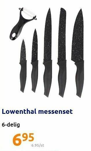 Action Lowenthal messenset aanbieding