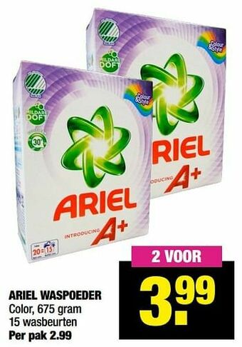 Big Bazar Ariel waspoeder aanbieding