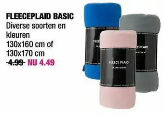 Fleeceplaid basic