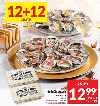Intermarché Holle Zeeuwse oesters aanbieding