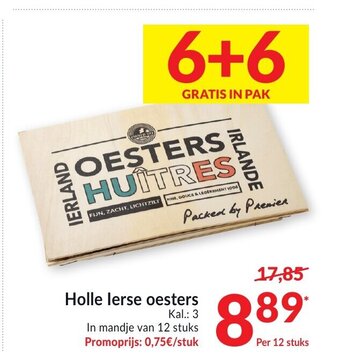 Intermarché Holle lerse oesters aanbieding
