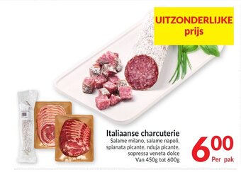 Intermarché Italiaanse charcuterie aanbieding