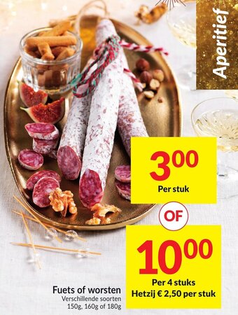 Intermarché Fuets of worsten aanbieding