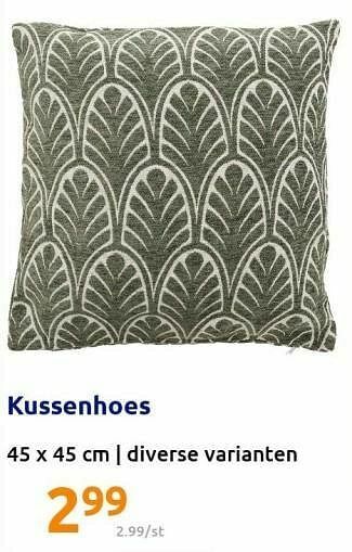 Action Kussenhoes aanbieding
