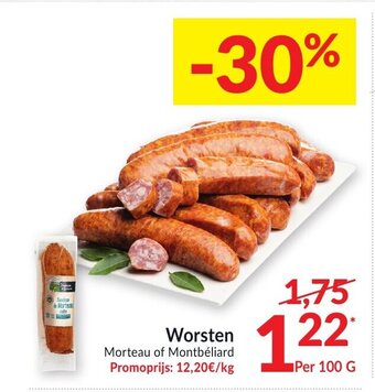 Intermarché Worsten 100g aanbieding