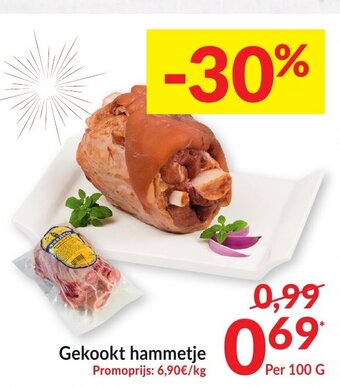 Intermarché Gekookte hammetje 100g aanbieding