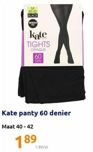 Action Kate panty 60 denier aanbieding