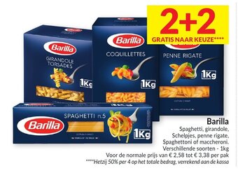 Intermarché Barilla aanbieding