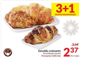 Intermarché Gevulde croissants aanbieding