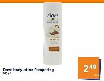 Action Dove bodylotion pampering aanbieding