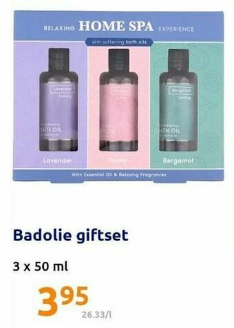 Action Badolie giftset aanbieding