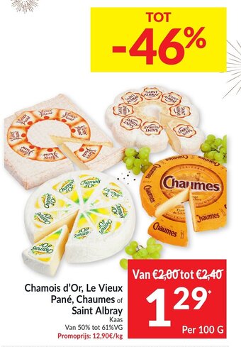 Intermarché Chamois d'or, le vieux pane, chaumes of saint albray aanbieding
