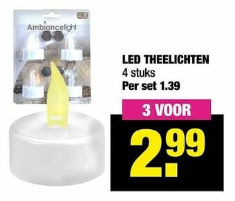 Big Bazar Led theelichten aanbieding