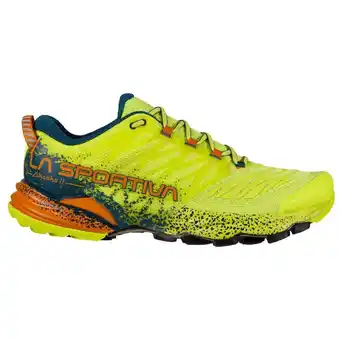 Decathlon Trailschoenen Heren - LA SPORTIVA Akasha II - Lime Punch/Hawaian Sun aanbieding