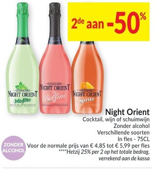 Intermarché Night Orient aanbieding