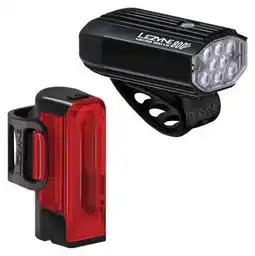 Decathlon Lezyne Micro Drive 800+ / Strip Drive 300+ Paar Fietslampen Zwart aanbieding