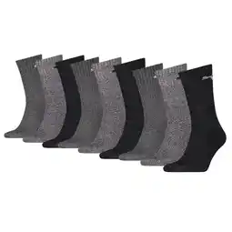 Decathlon Puma Sportsokken Antraciet/Grey 9 paar aanbieding