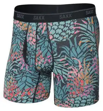 Decathlon Boxer Saxx Quest Sneldrogend Mesh Ananas Vlek/Multi aanbieding