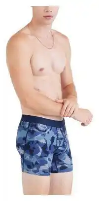 Decathlon Heren Saxx DropTemp Verkoelende Katoenen Vliegenboxer (Set van 2) Daybreak Camo aanbieding