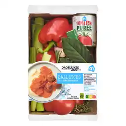 Albert Heijn AH Balletjes in tomatensaus verspakket bel aanbieding