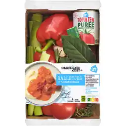 Albert Heijn AH Balletjes in tomatensaus verspakket bel aanbieding
