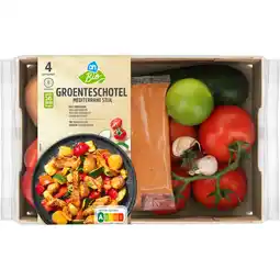 Albert Heijn AH Biologisch Groenteschotel Mediterrane verspakket aanbieding