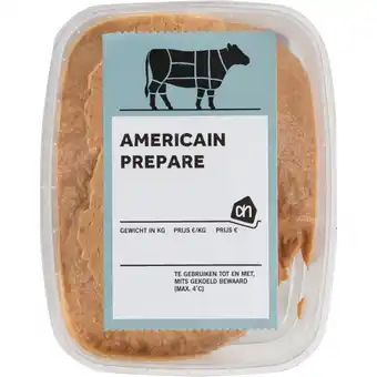 Albert Heijn AH Americain prepare bel aanbieding