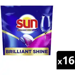 Albert Heijn Sun Brilliant shine all-in-1 vaatwascapsules aanbieding