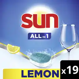 Albert Heijn Sun All-in-one citroen vaatwastabletten aanbieding