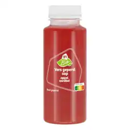 Albert Heijn AH Biologisch Vers geperst sap appel aardbei aanbieding