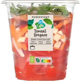 Albert Heijn AH Verse pureersoep tomaat oregano aanbieding