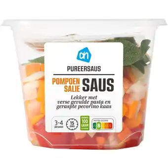 Albert Heijn AH Pureersaus pompoen salie aanbieding