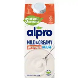 Albert Heijn Alpro Mild & creamy zonder suikers aanbieding
