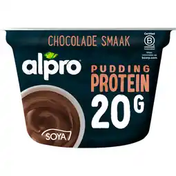 Albert Heijn Alpro Protein pudding chocolade smaak aanbieding